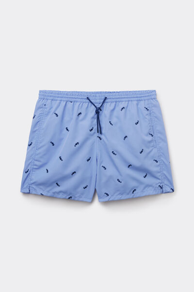 Calzedonia Bañador Hombre Corto Estampado Formentera Hombre Azul Tamaño M