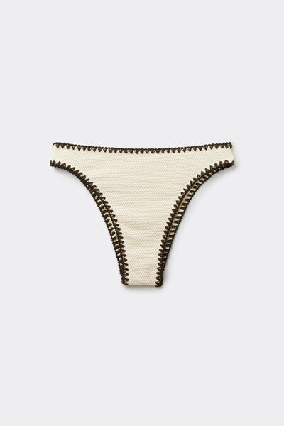 Calzedonia Bikini Brasileña Alta Bicolor Embroidery