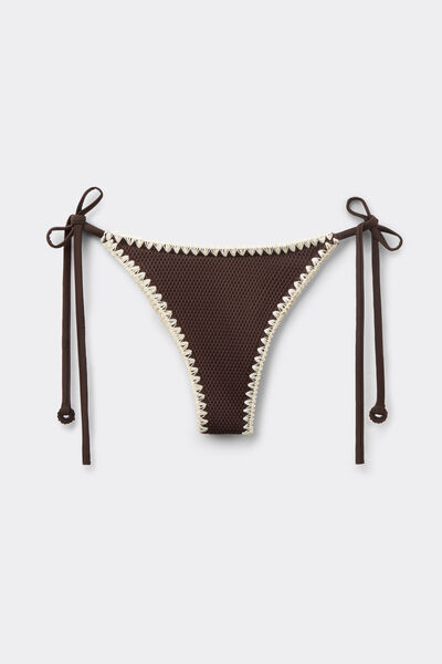 Calzedonia Bikini Brasileña Cordones Bordado bicolor