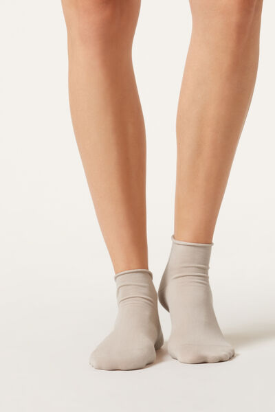 Calzedonia Calcetín sin puño corto de algodón