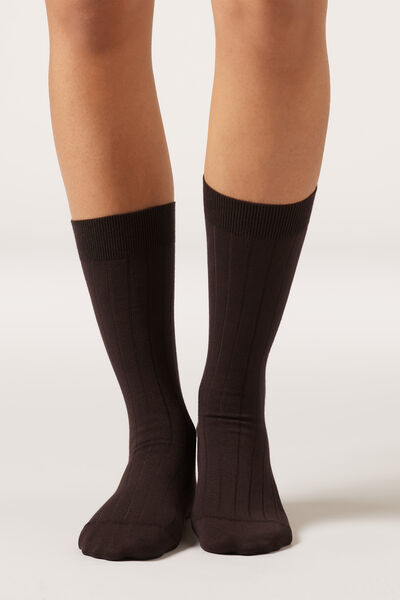 Calzedonia Calcetines Largos 3/4 Canalé