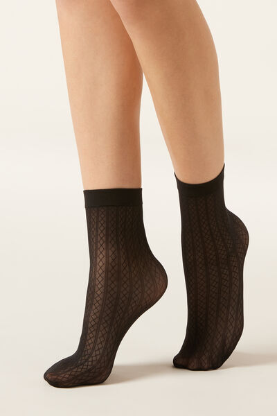 Calzedonia Calcetines Rombos Verticales