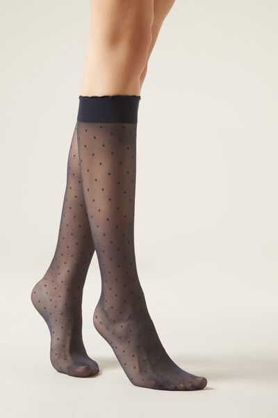 Calzedonia Calcetín Ejecutivo Media Estampado Por La Rodilla