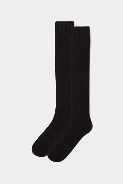 Calzedonia Calcetines Largos Con Canalé De Hombre