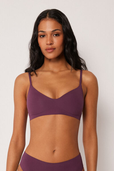 Image of Calzedonia Bustier-Bikinioberteil Invisible Bonding Frau Bordeaux Größe 80A/75B/70C