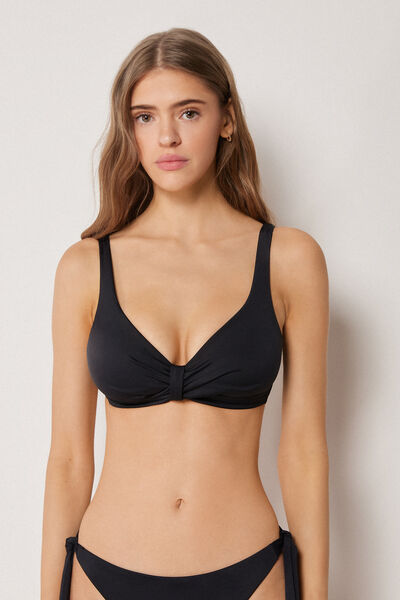Image of Calzedonia Klassisches Triangel-Bikinioberteil Premium Sculpt Frau Schwarz Größe 100B/95C/90D