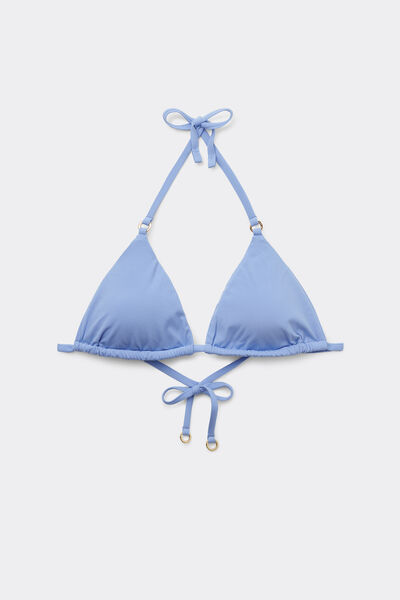 Calzedonia Top de bikini triángulo básico Premium Fit Mujer Azul Tamaño 1
