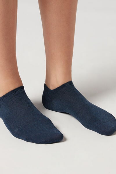 Calzedonia Pedulini Unisex in Cotone Uomo Blu Velikost 44-45