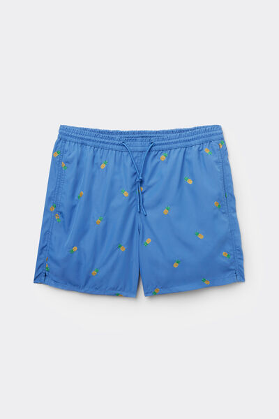 Calzedonia Bañador Hombre Corto Estampado Formentera Hombre Azul Tamaño S