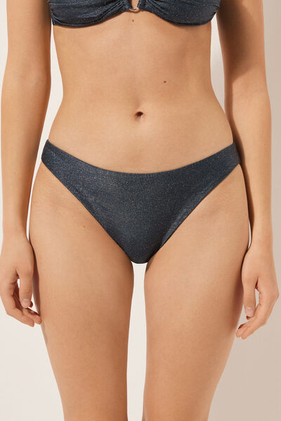 Calzedonia Kalhotky k plavkám Glowing Python Žena Modrá Velikost L