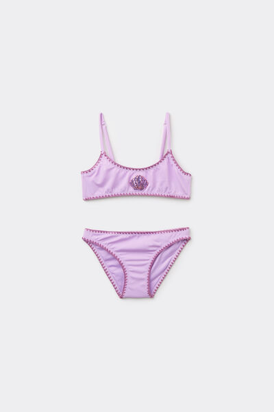 Calzedonia Costume Due Pezzi Bambina Ocean Pearl Bambina Rosa Taglia 148-160 cm