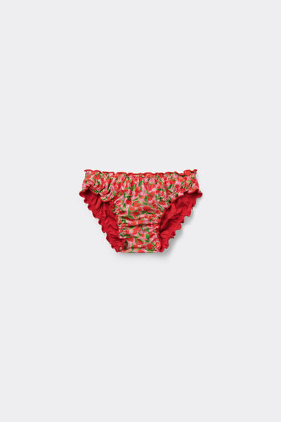 Calzedonia Braguita Baño Niña Strawberry Party Chica Impreso Tamaño M/L