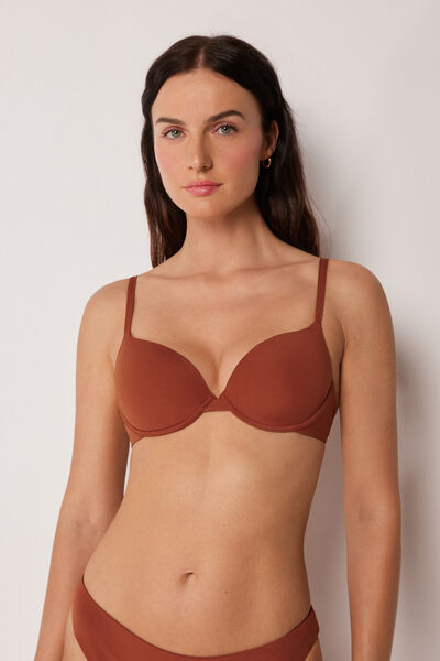 Calzedonia Haut de maillot push-up Premium Fit Femme Marron Taille XL / 5