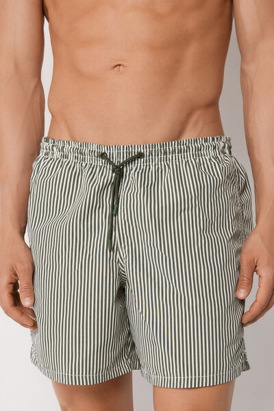 Calzedonia Boxer in Fantasia Uomo Costume Formentera Uomo Verde Velikost XXL