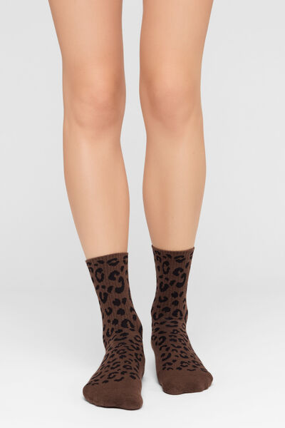 Calzedonia Calzini Fantasia Donna Marrone Velikost TU