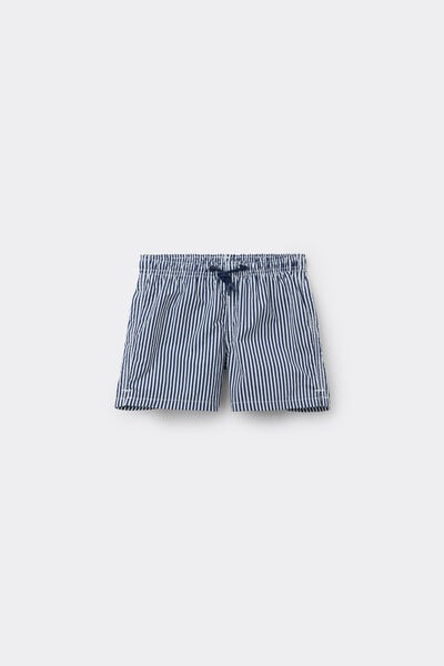 Calzedonia Boxer Bambino Costume Formentera A Righe Bambino Blu Taglia 2 Anni-image