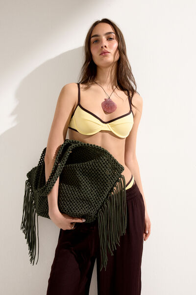 Calzedonia Bolso trenzado Mujer