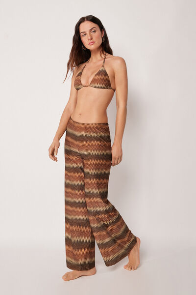 Calzedonia Pantalón Golden Chevron Mujer