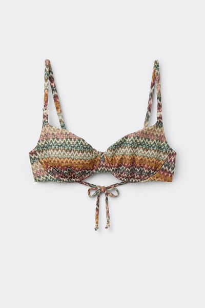 Calzedonia Balconette Bikini Elegant Ethnic Mujer Verde