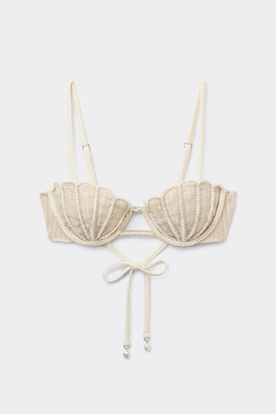 Calzedonia Bikini Balconette Ocean Pearl Mujer Blanco