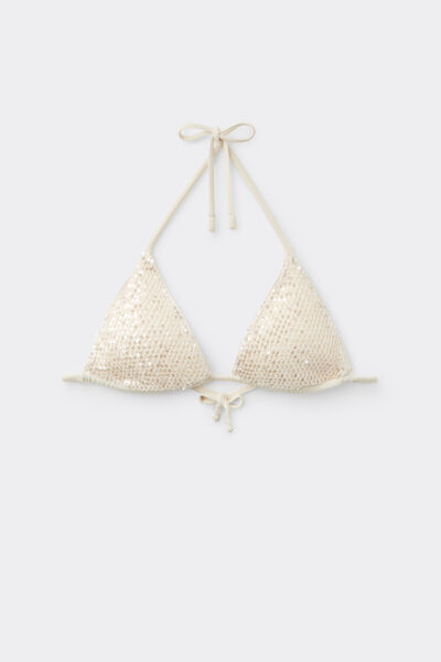 Calzedonia Triángulo Bikini Sequin Net Mujer
