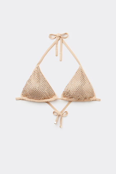 Calzedonia Bikini Triángulo Luxury Glow Mujer Natural