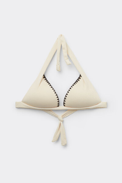 Calzedonia Bikini Triángulo Relleno Bicolor Embroidery Mujer