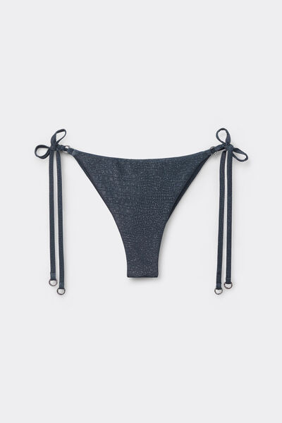 Calzedonia Brasileña Lazos Glowing Python Mujer Azul