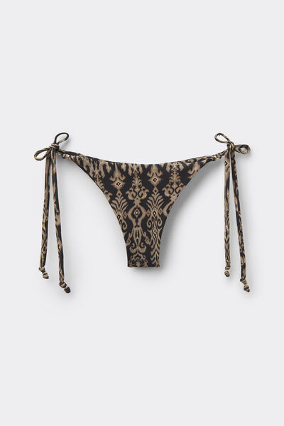 Calzedonia Bikini Brasileña Golden Ethnic Mujer Marrón