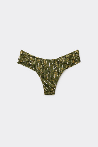 Calzedonia Bikini Natural Tie-Dye Mujer Verde