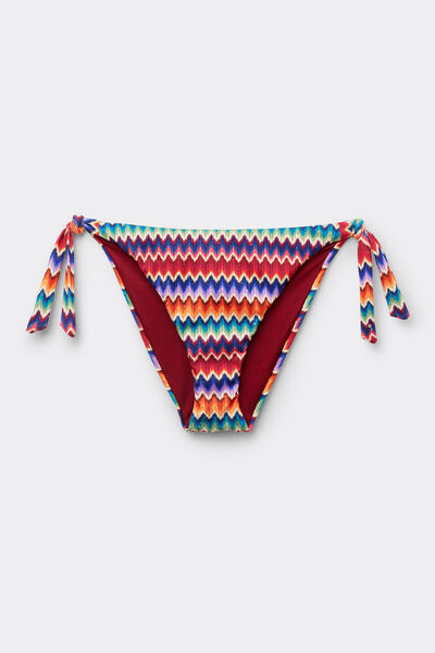 Calzedonia Braguita Lazos Vibrant Chevron Mujer Impreso