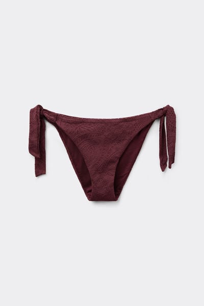 Calzedonia Braguita Bikini Precious Jacquard Burdeos