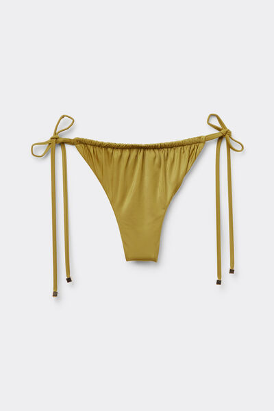 Calzedonia Tanga Bikini Shiny Satin Mujer