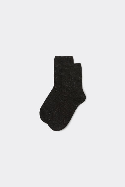 Calzedonia Calcetines con Cashmere y Purpurina Niña Unisex