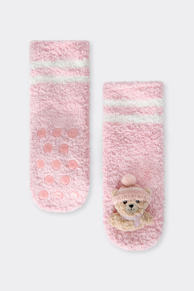Calzedonia Calcetines Antideslizantes Niños Unisex Rosa