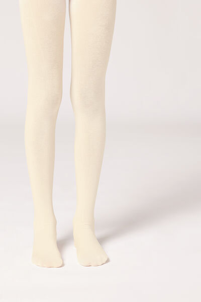 Calzedonia Collant Soft con Cashmere Bambina Bambina Naturale Velikost 8-10