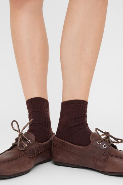 Calzedonia Calzini a Coste Donna Marrone Taglia 39-41