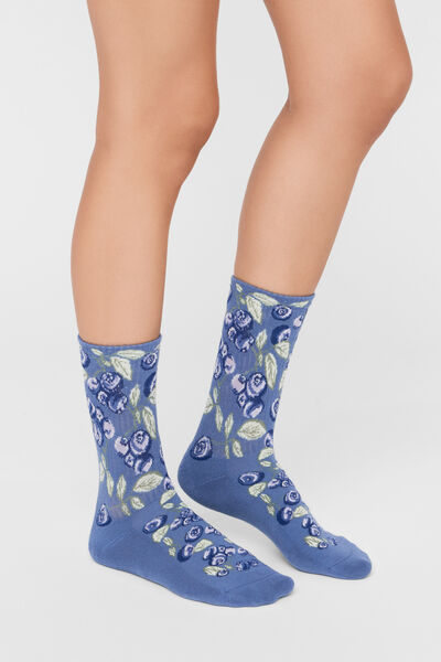 Calzedonia Calcetines Autumn Collection Mujer Azul Tamaño TU