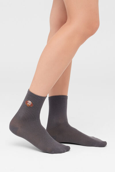 Calzedonia Calcetines con Motivo Perros Mujer