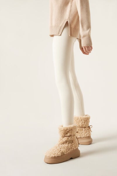 Calzedonia Leggings TéRmicos Mujer Natural TamañO M-image