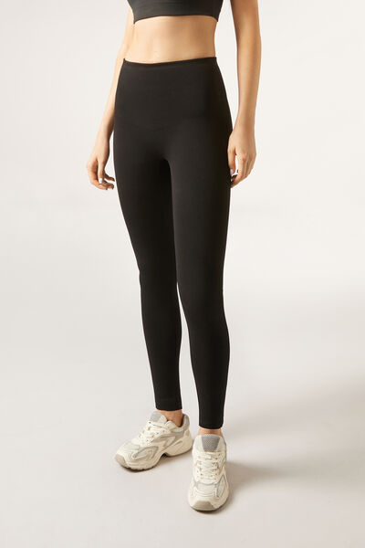 Calzedonia Leggings Essential Sculpt Mujer Negro