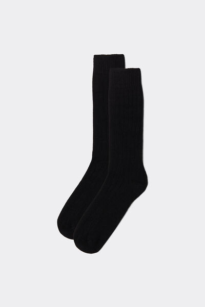 Calzedonia Calcetines Cortos con Lana y Cashmere Hombre