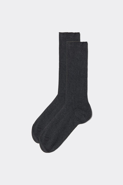 Calzedonia Calcetín de hombre sin puños de algodón