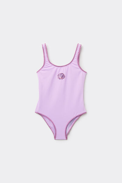 Calzedonia Bañador Una Pieza de Niña Ocean Pearl Chica Rosa