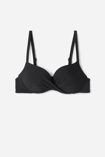 Calzedonia Top bikini super push up Indonesia Mujer Negro