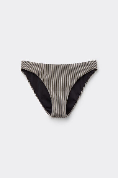 Calzedonia Braguita Clásica Golden Stripes Mujer Amarillo