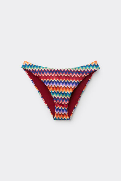 Calzedonia Braguita Bikini Vibrant Chevron Mujer Impreso Tamaño XS