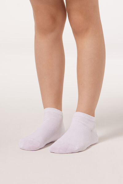 Calzedonia Calcetín tobillero de algodón ligero niños Unisex