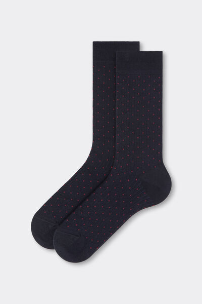 Calzedonia Calcetines Cortos con Cashmere Hombre Hombre Azul Tamaño TU