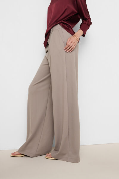 Calzedonia Pantaloni con Pieghe Donna Naturale Taglia XS